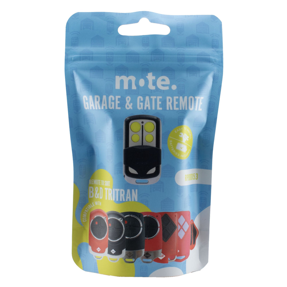 Packaged Remote to suit B&D Tritran