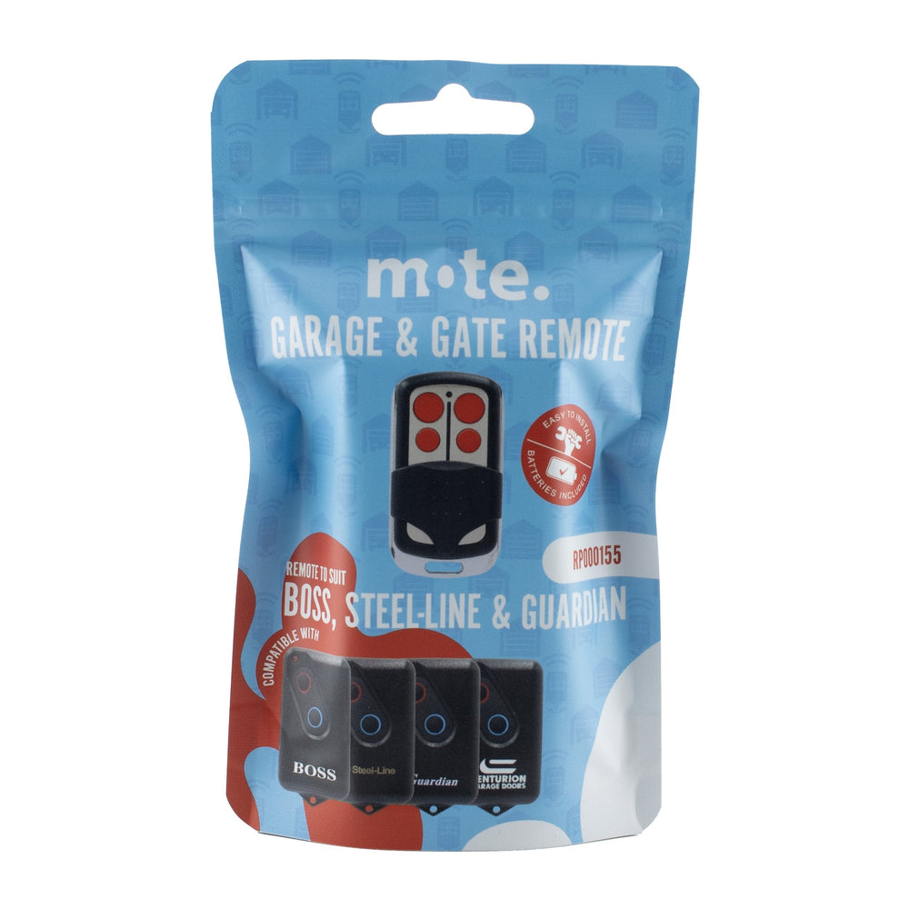 Packaged Remote to suit Boss, Steel-Line, Guardian