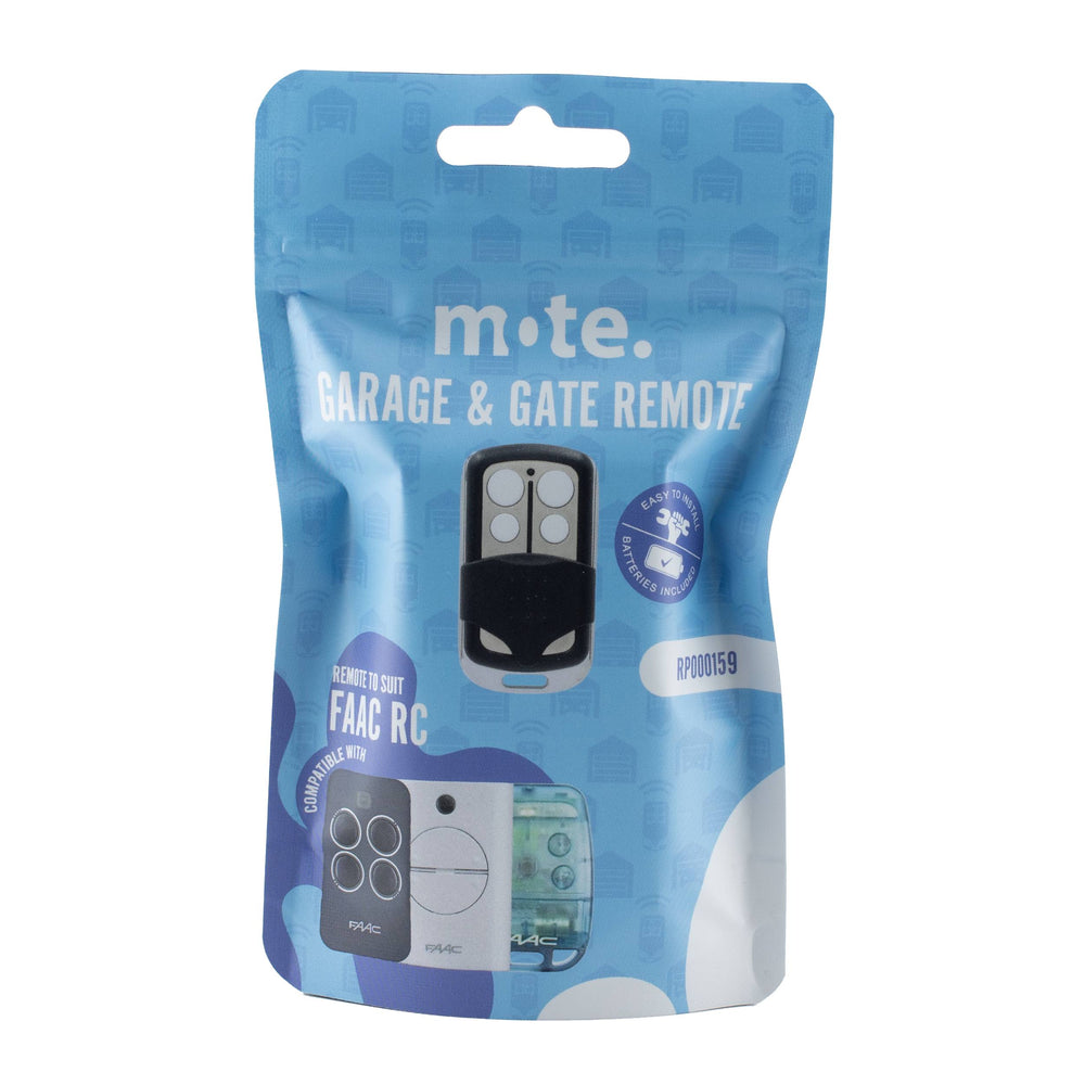 Packaged Remote to suit FAAC RC