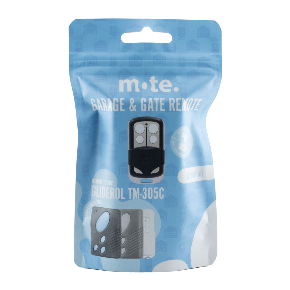 Packaged Remote to suit Gliderol TM-305C