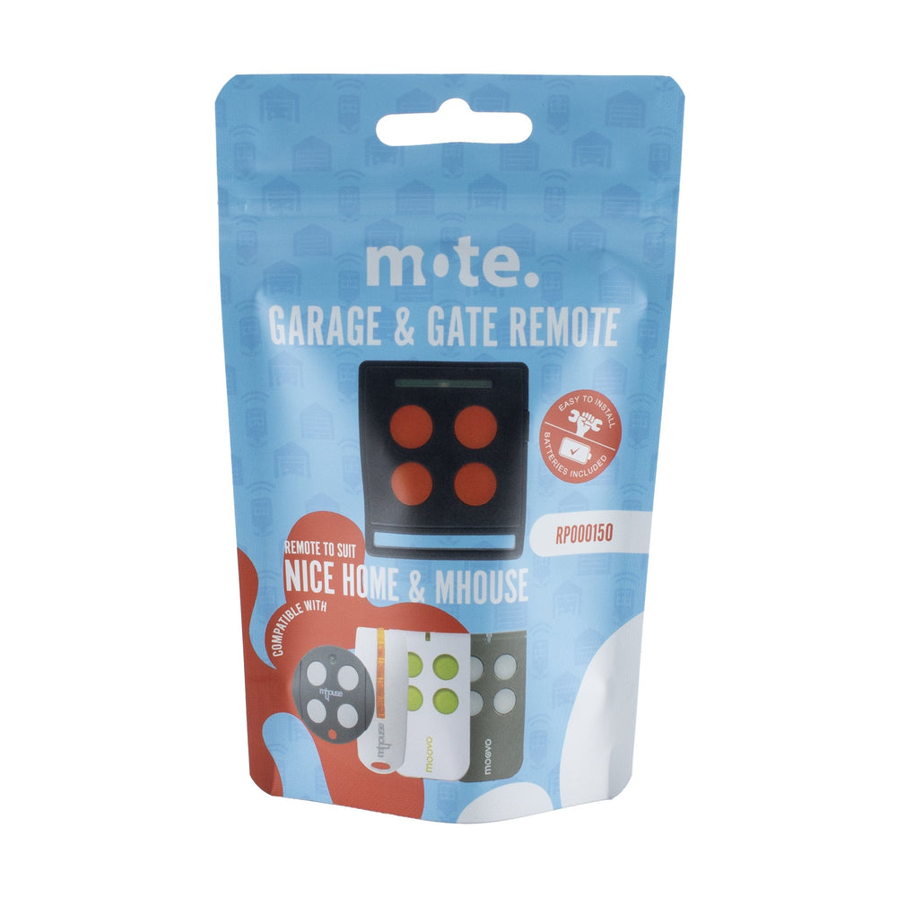 Packaged Remote to suit Nice Home & mHouse