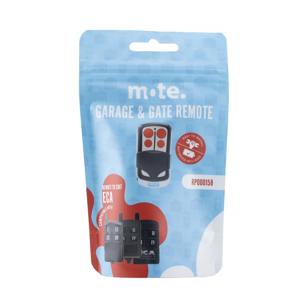 Packaged Remote to suit ECA
