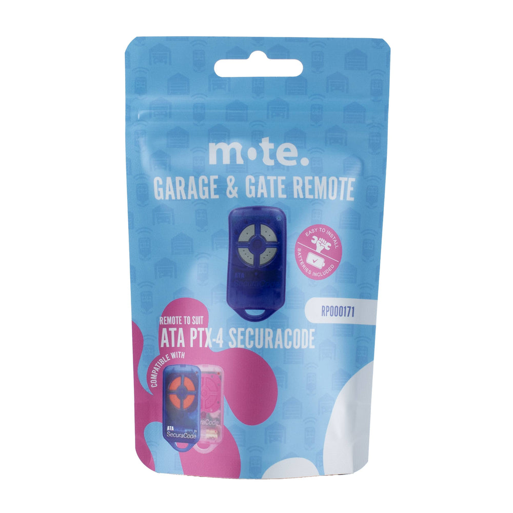 Packaged Remote to suit ATA PTX-4 Securacode