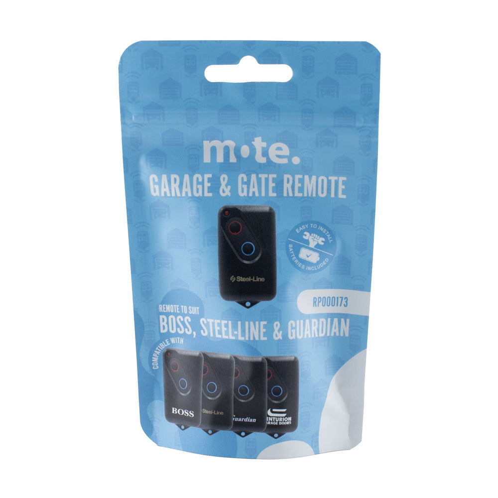 Packaged Remote to suit Boss, Steel-Line & Guardian