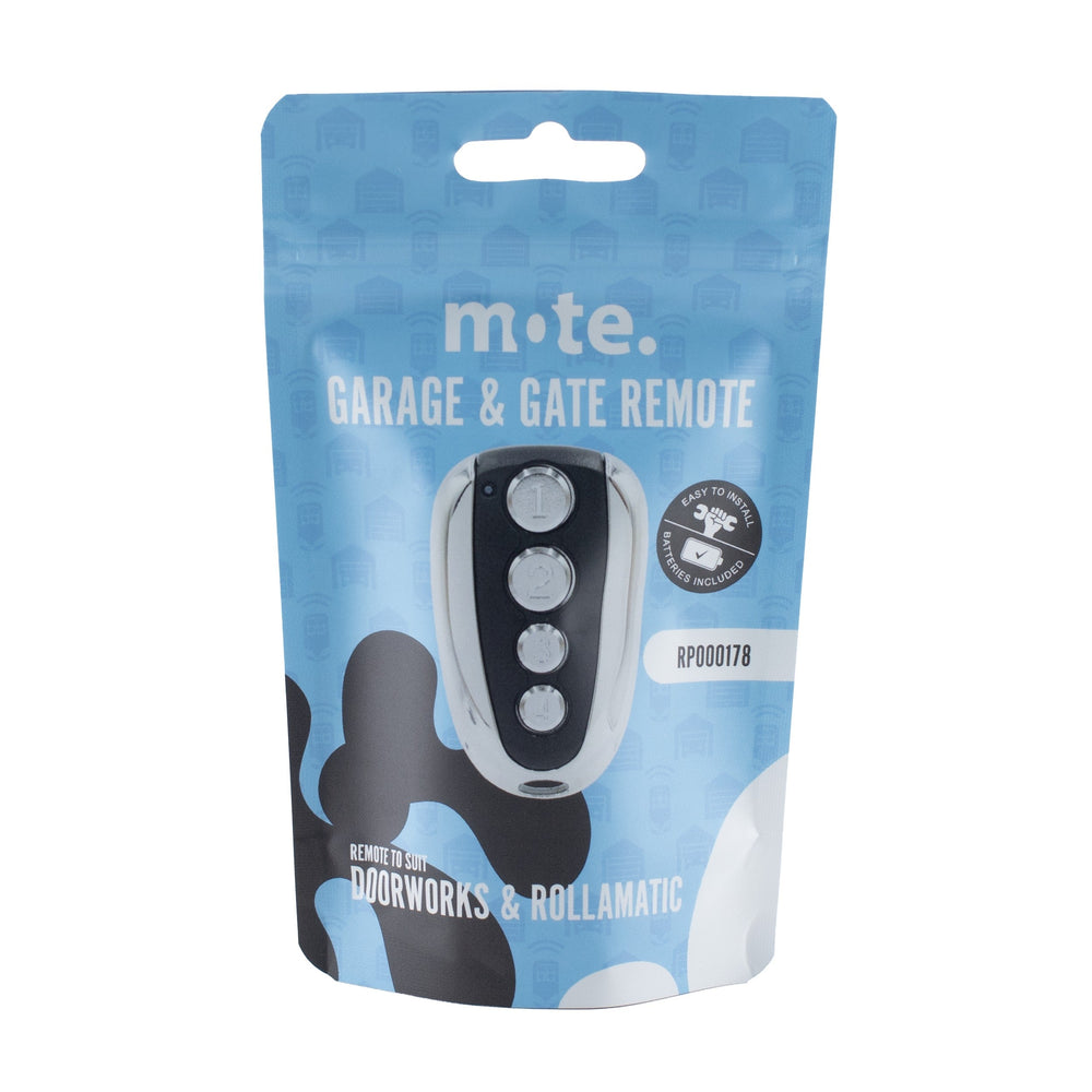 Packaged Remote to suit Doorworks & Rollamatic
