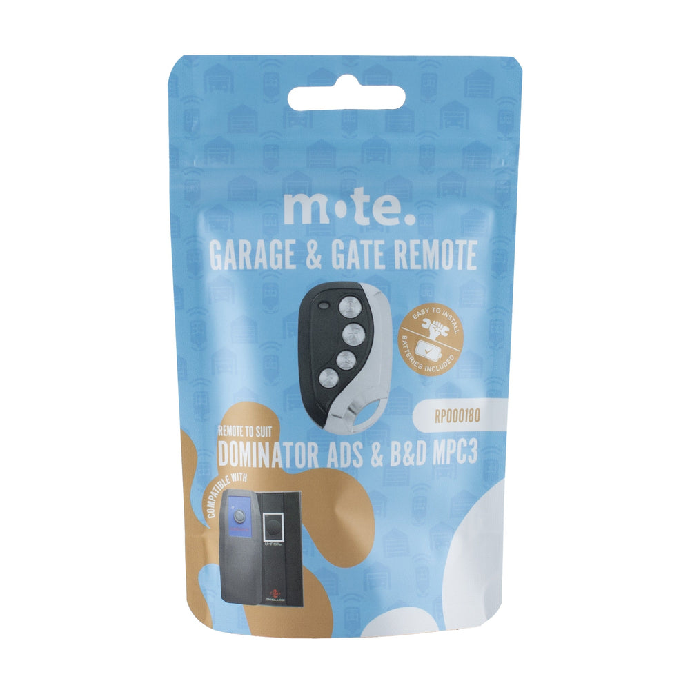 Packaged Remote to suit Dominator ADS & B&D MPC3