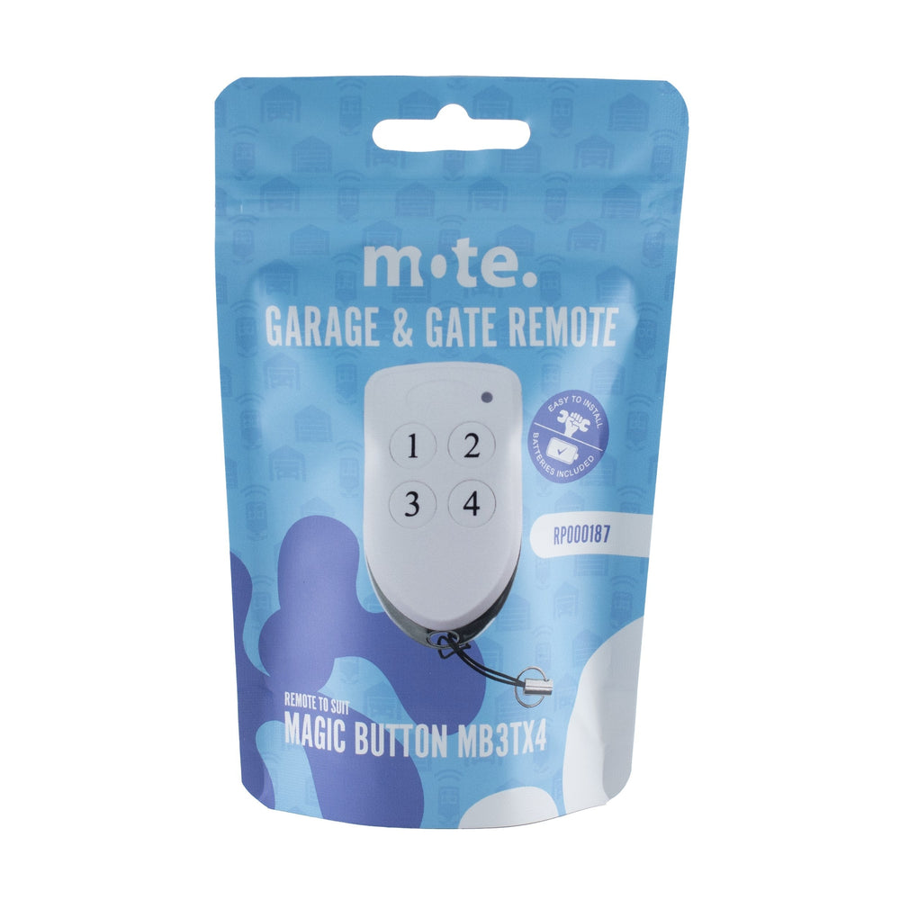 Packaged Remote to suit Magic Button MB3TX4
