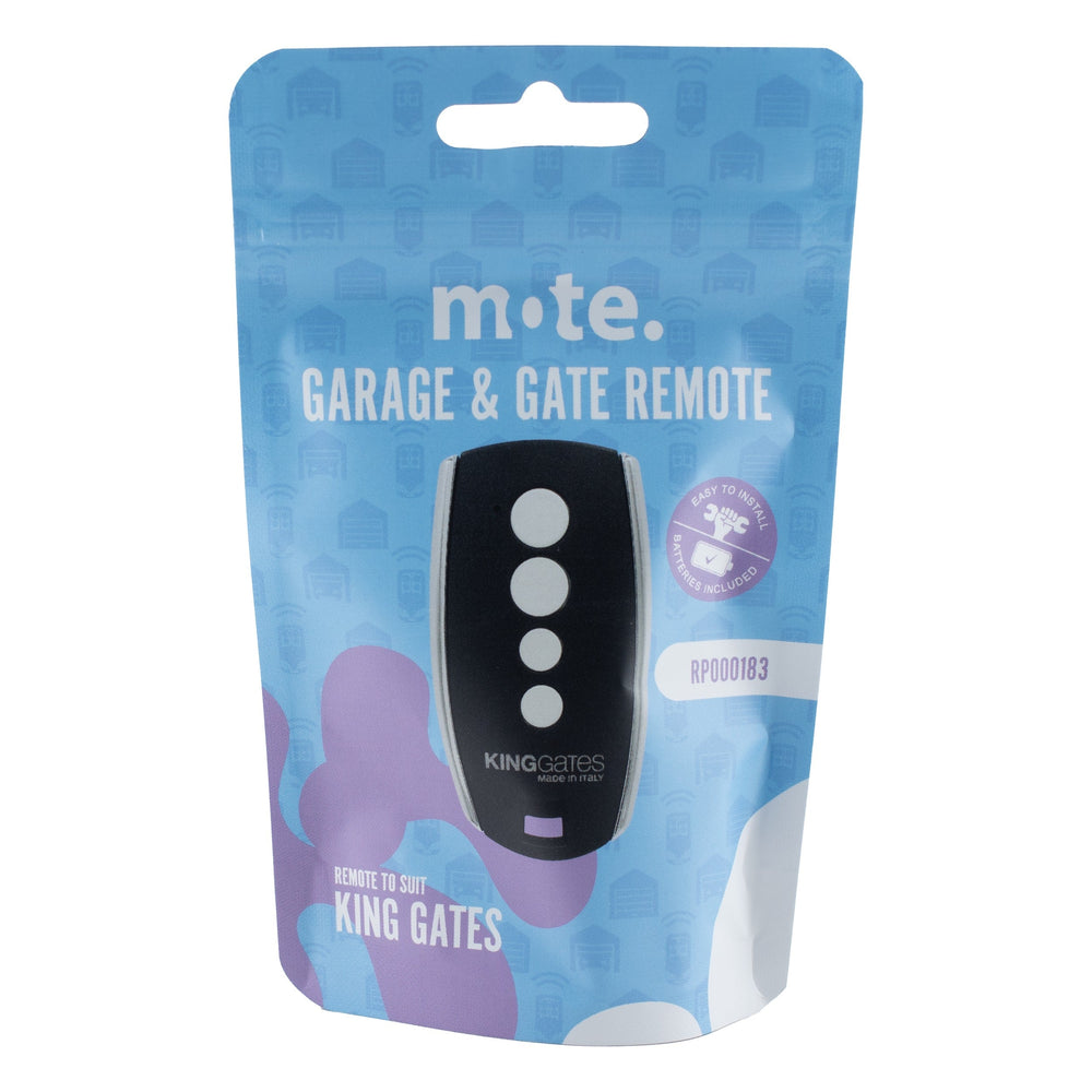 Packaged Remote to suit King Gates