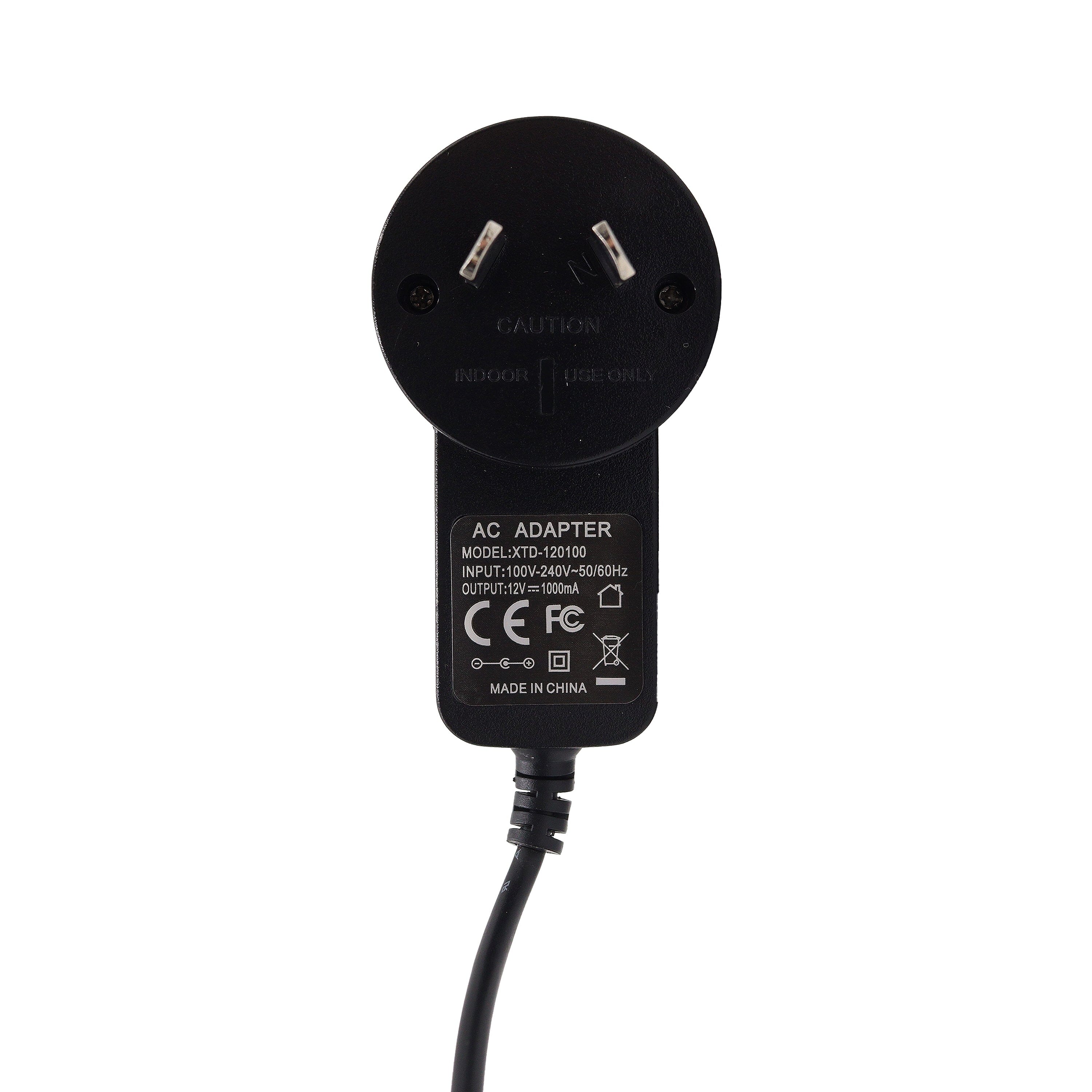 12-volt power adapter suited to garage receivers