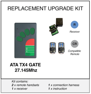 ATA upgrade kit to suit TX4 Garage 27.145MHz