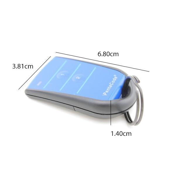Genuine Elsema Pentacode 2 button remote handset 434 Mhz