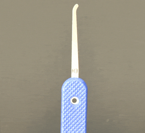 Peterson Lockpick Tools - Hook 3- Stainless 0.015 Slender