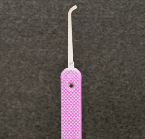 Peterson Lockpick Tools - Hook 5- Euro Slender 0.018