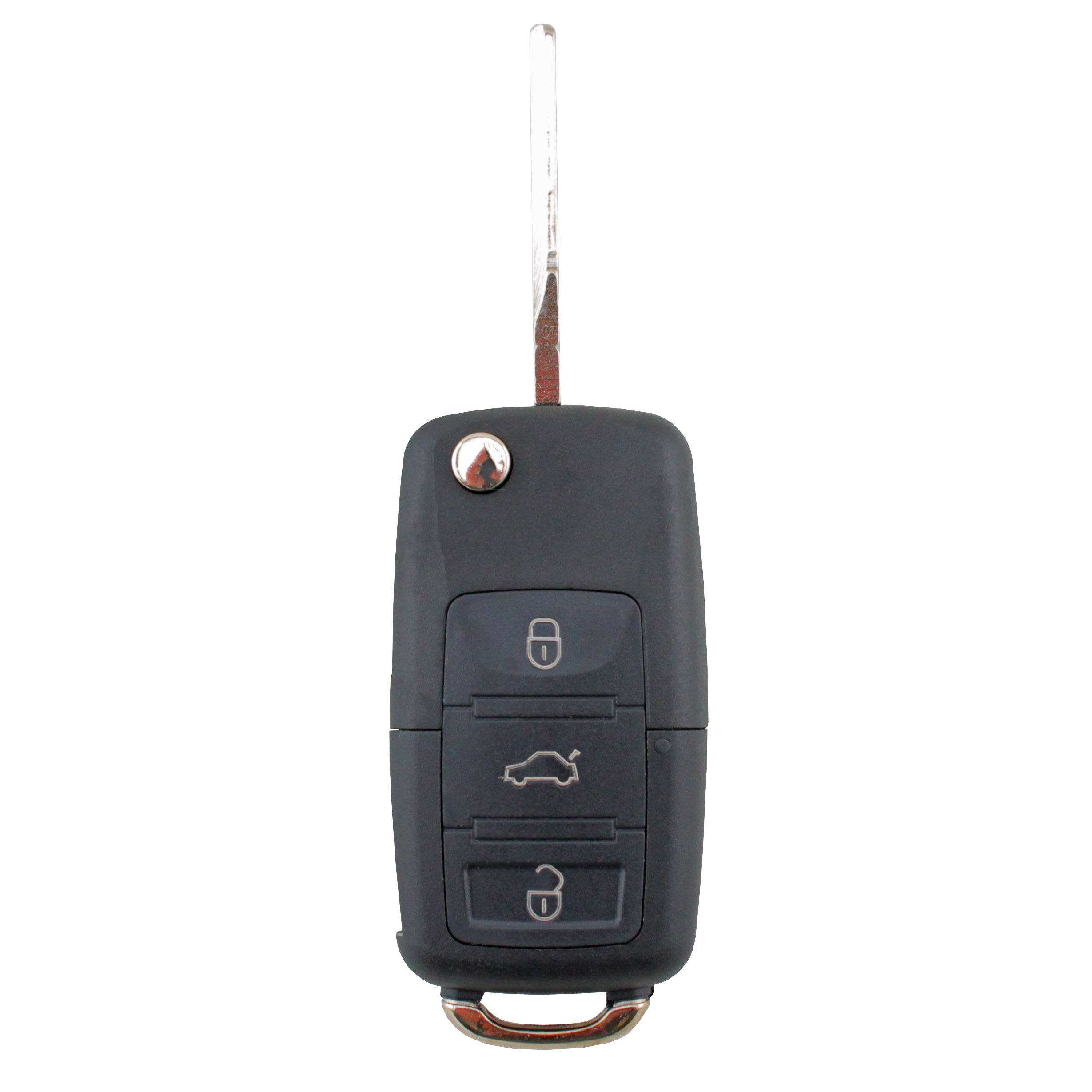 VW compatible 3 button HU66 remote flip Key housing