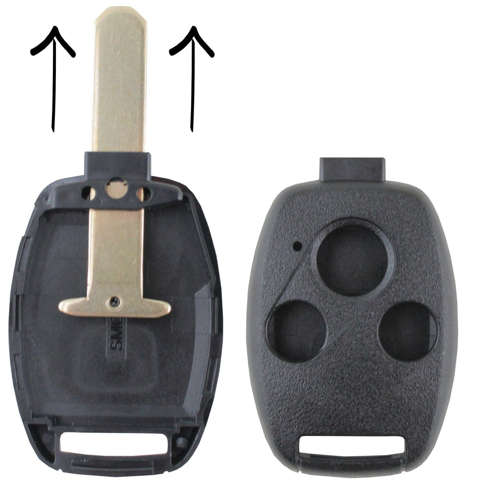 Honda compatible 3 button remote Key housing