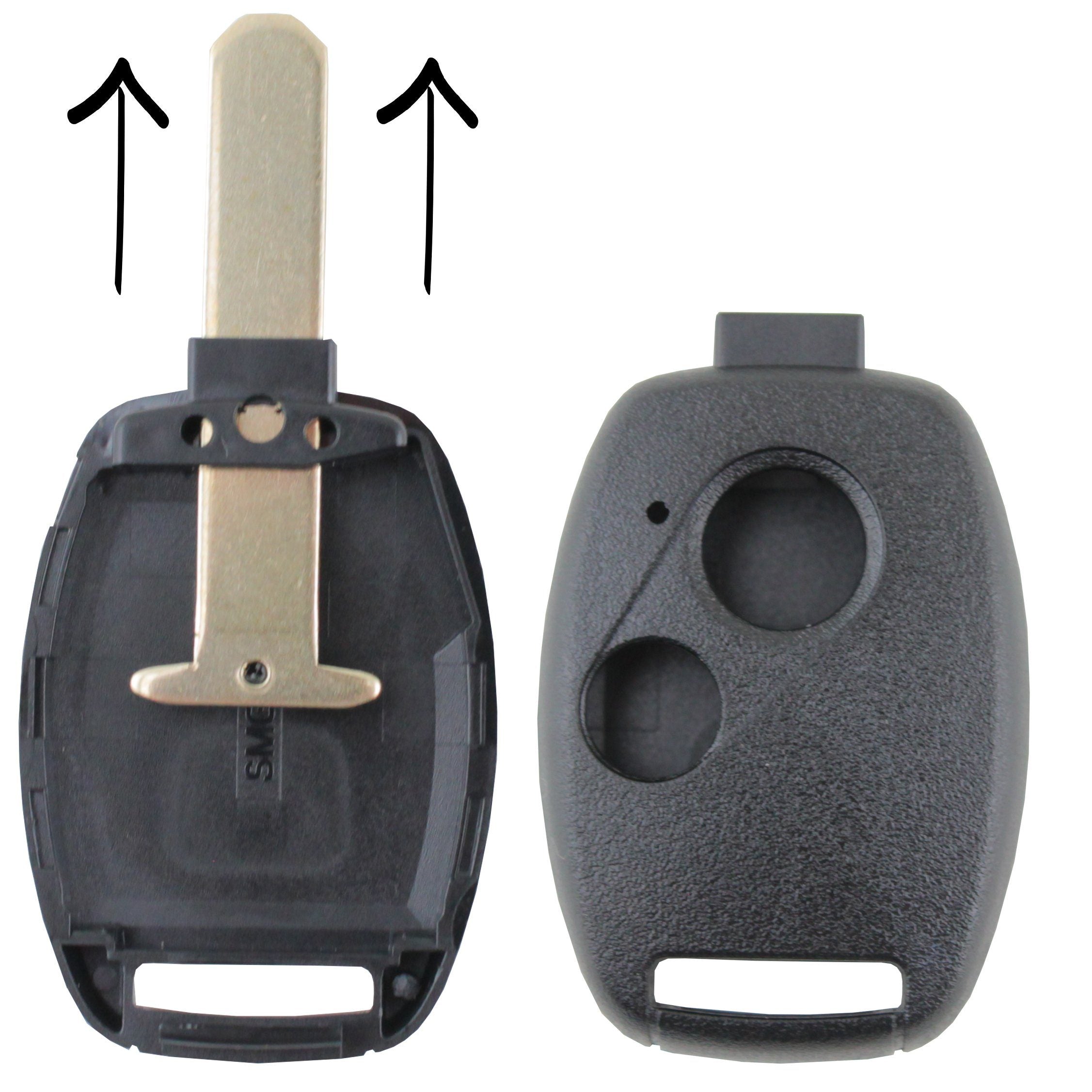 Honda compatible 2 button remote Key housing
