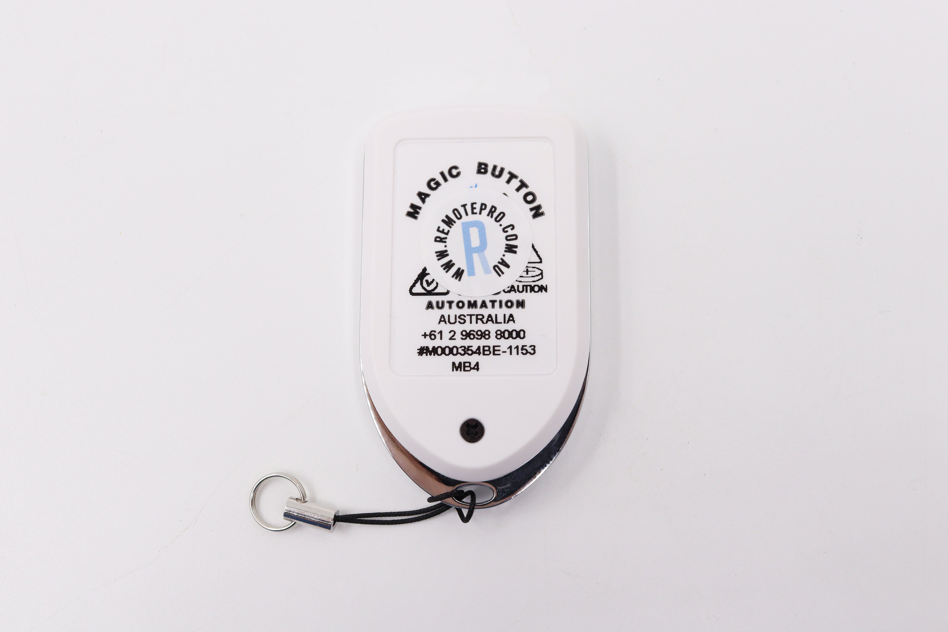 Genuine Magic Door 4 button white remote handset