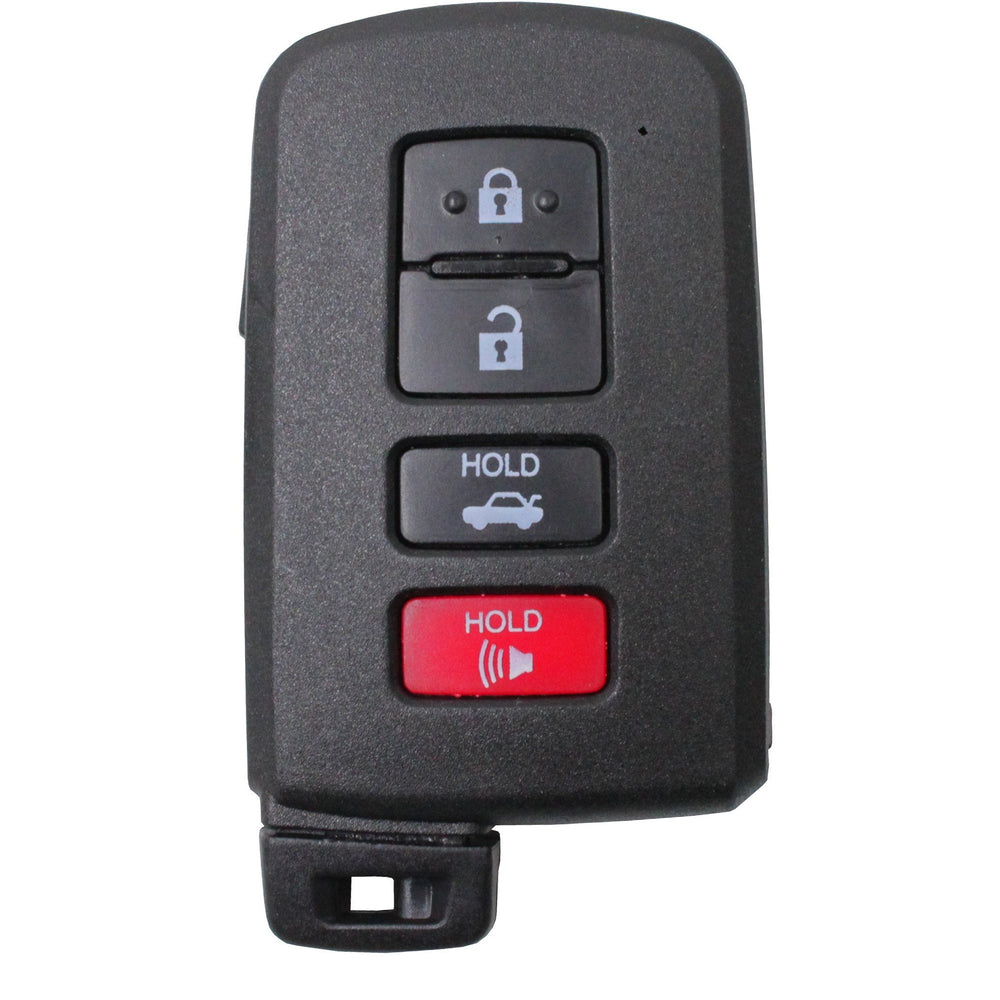 Toyota compatible 4 button smart remote housing