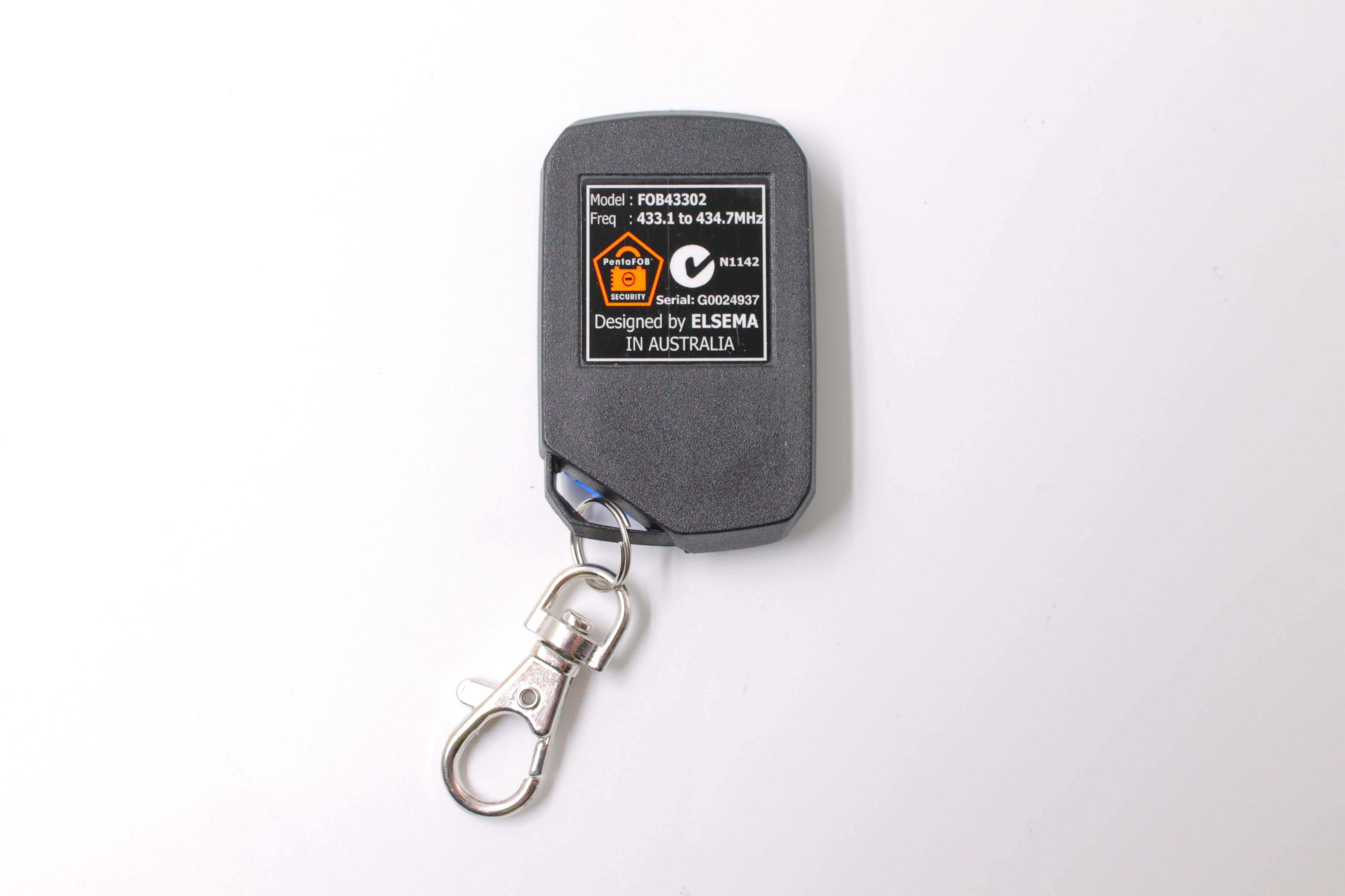 Genuine Elsema PentaFOB 2 button remote handset 434 Mhz