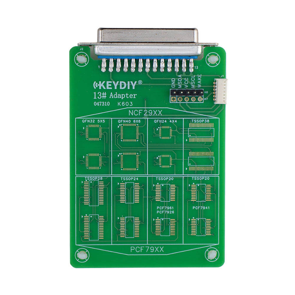 KeyDIY 13# Remote Chip Reading Adapter