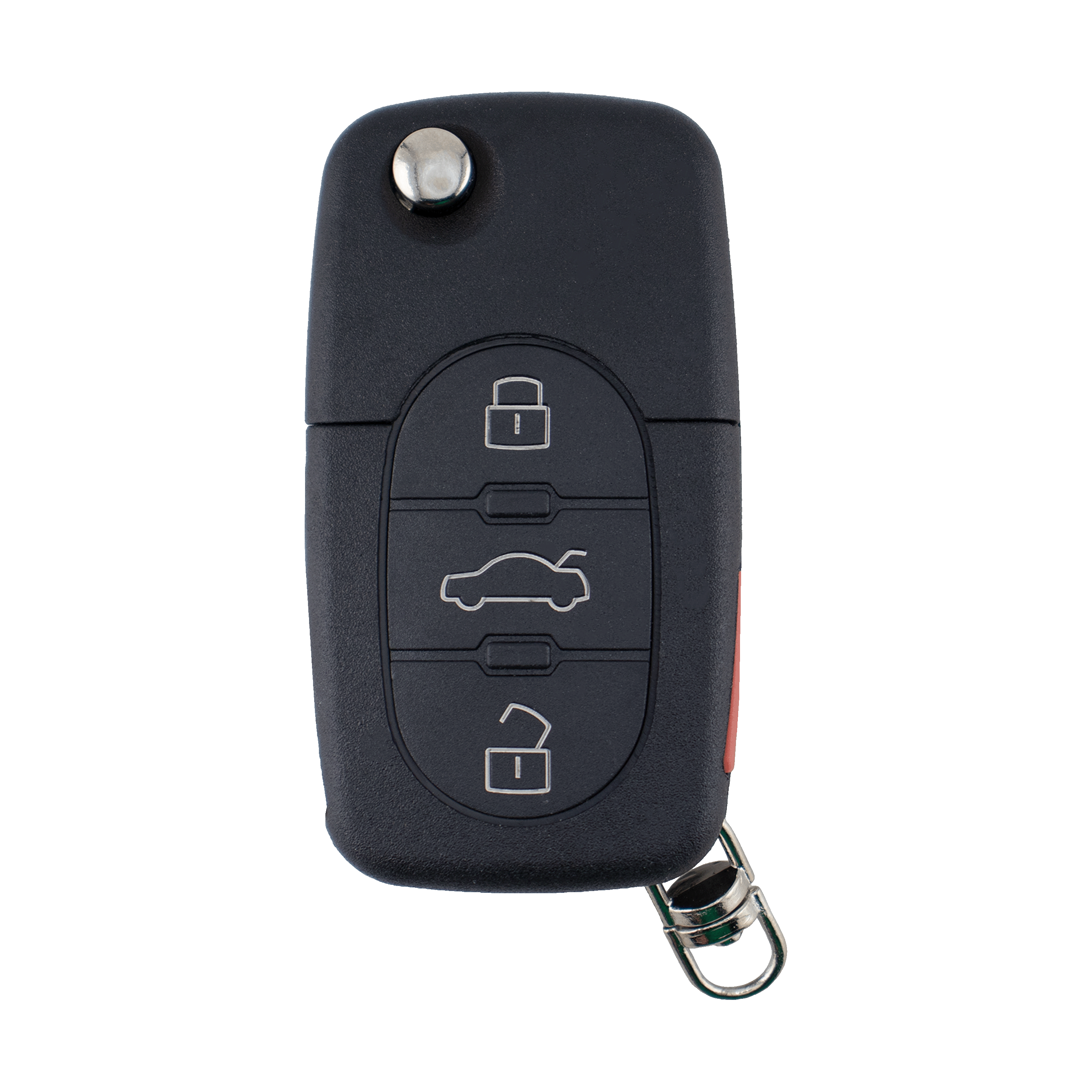 Audi compatible 4 button HU66 remote flip Key housing with Panic button