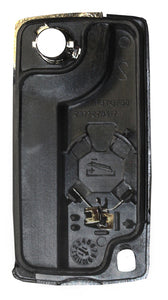 Citroen compatible 3 button VA6 remote flip Key housing Battery Clip