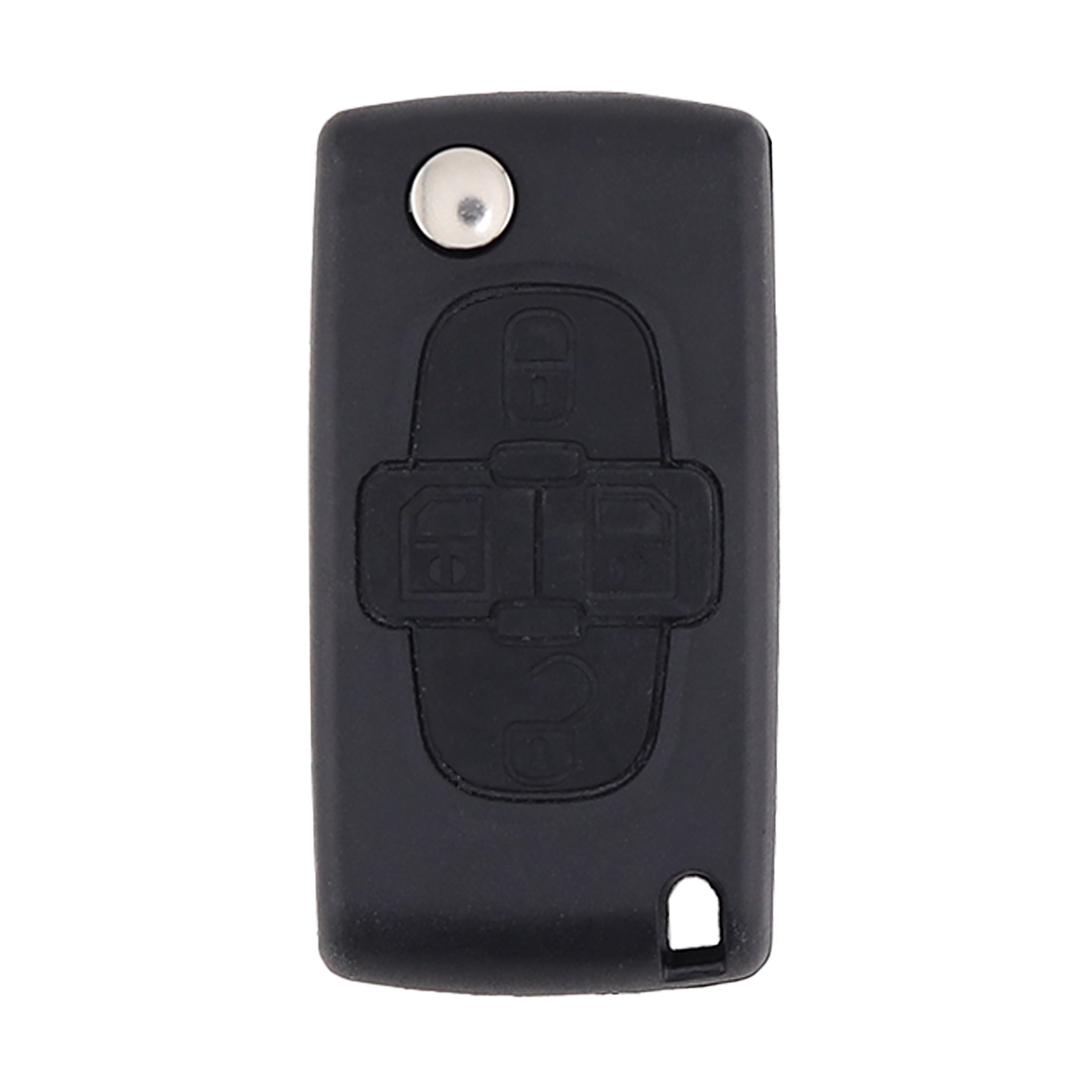 4 Button Flip Key Shell to suit Citroen Berlingo, C2, C3, C3 Picasso, C4, C5, C6, DS3 & DS4