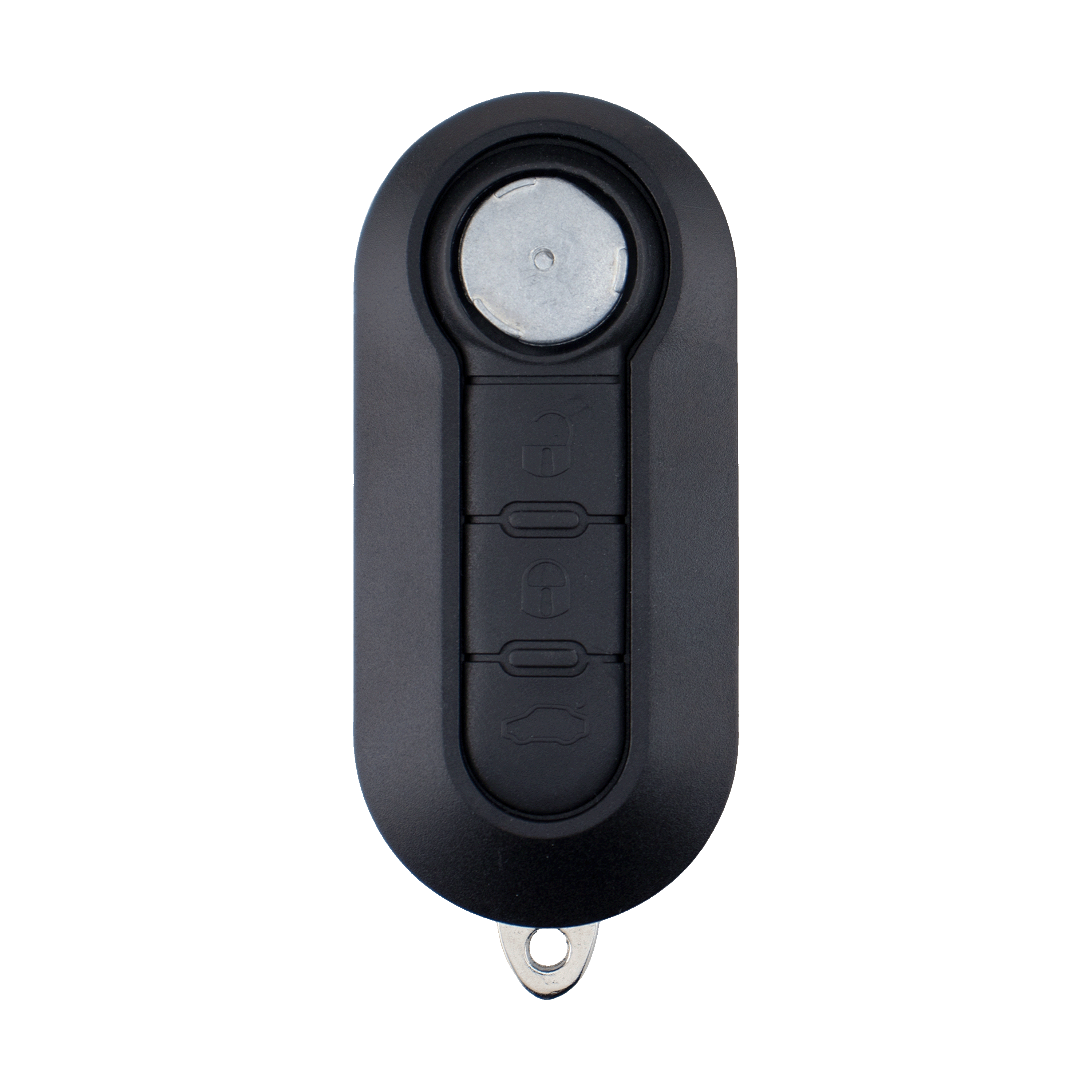Fiat compatible 3 button SIP22 remote flip Key housing
