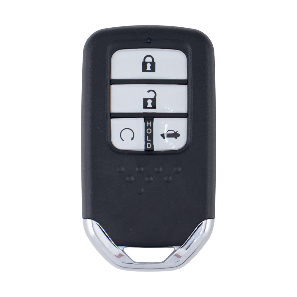 Honda compatible 4 button Hon66 remote prox key housing