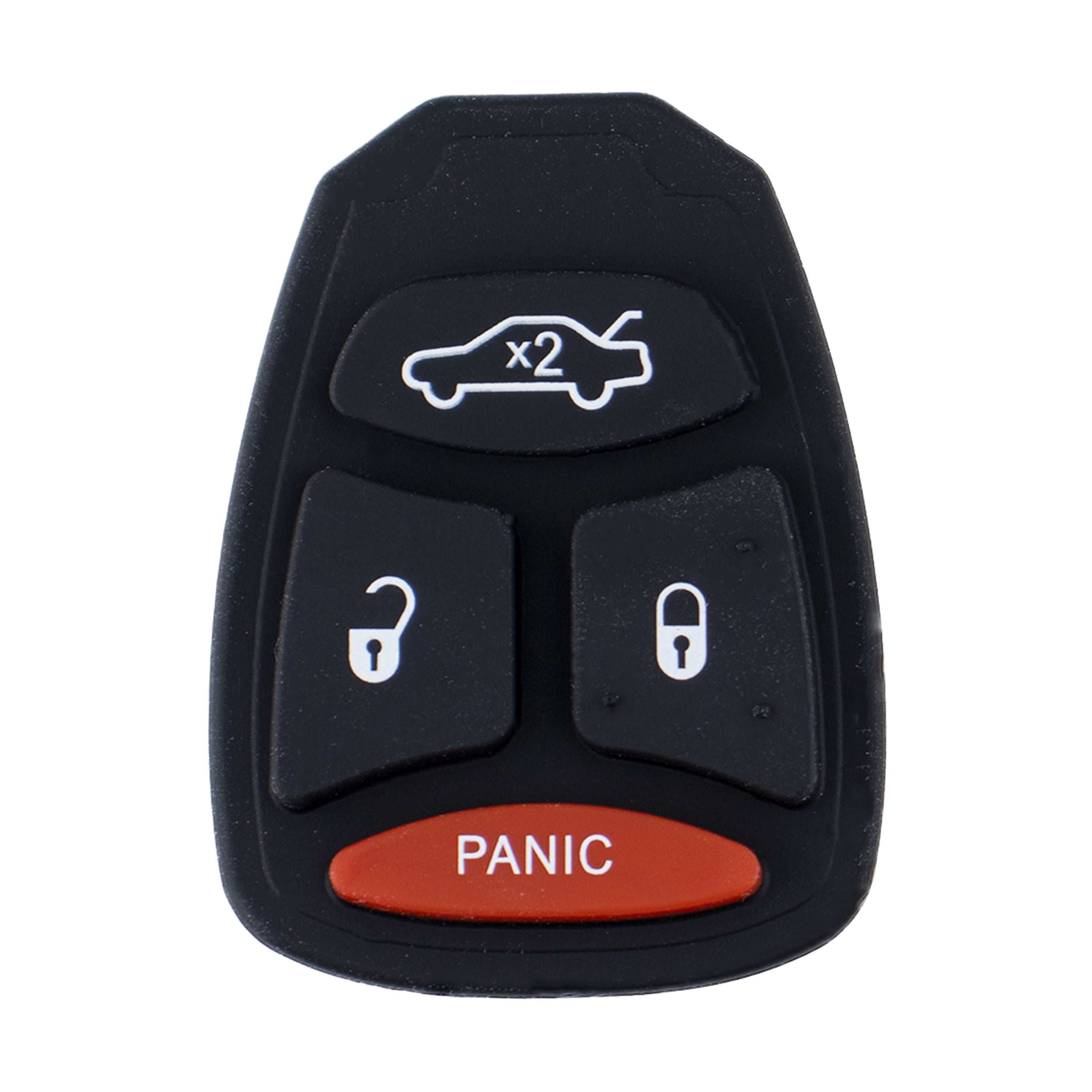Chrysler Jeep compatible 4 button replacement silicone buttons
