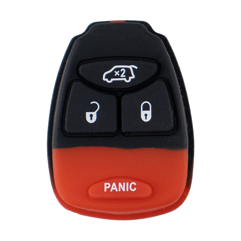 Chrysler Jeep compatible 4 button replacement silicone membrane