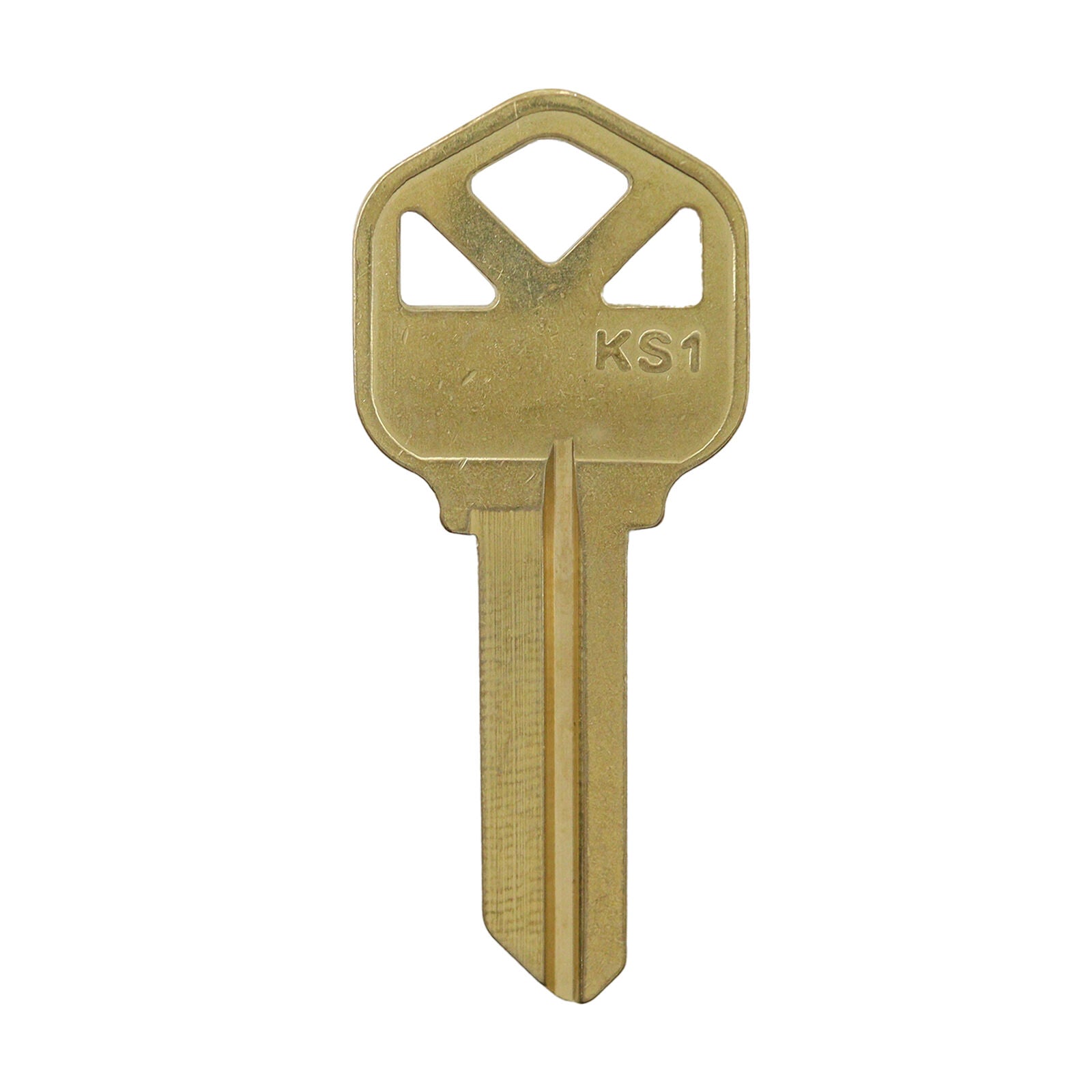 Domestic Key Blank To Suit Kwikset KS1 - Brass