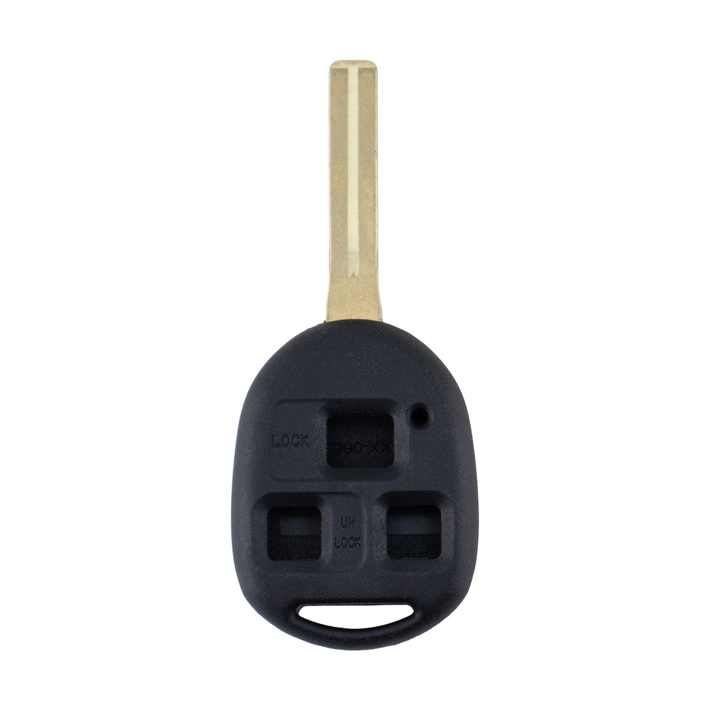 Lexus compatible durashell 3 button TOY48 remote Key housing