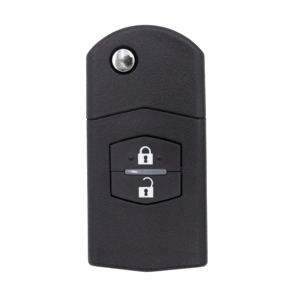 Mazda compatible 2 button MAZ24R flip Key housing Suits Mazda 3 and Mazda 6