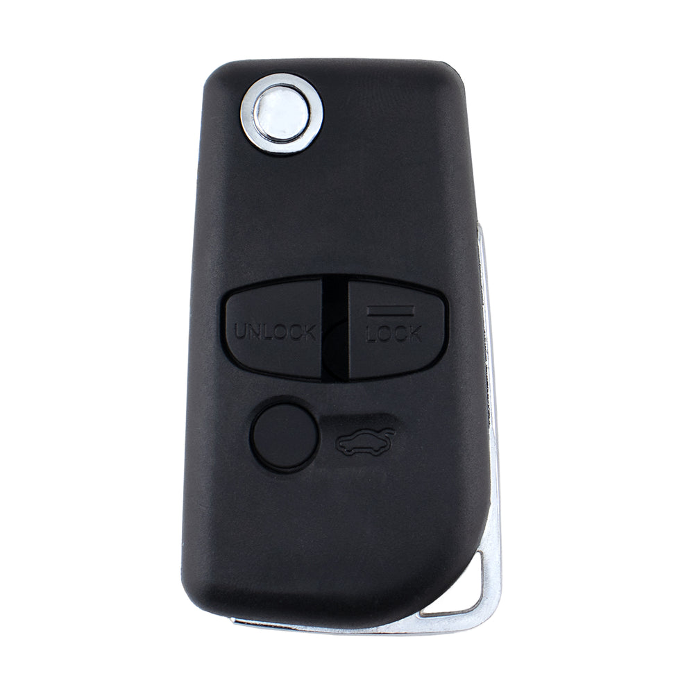 Mitsubishi compatible 3 button MIT11R remote flip Key housing (flip Key Upgrade for KG MIT08)