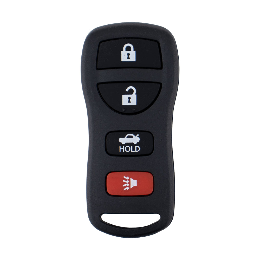 Nissan compatible 4 button remote housing