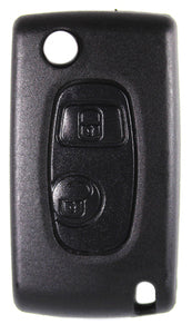 Peugeot compatible 2 button NE73 remote flip Key housing (flip Key Upgrade for KG PEU03)