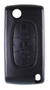 Fiat compatible 3 button remote flip Key 433Mhz