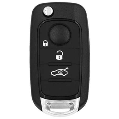 Fiat compatible 3 button remote flip Key 433Mhz
