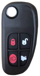 Jaguar compatible 4 button remote flip Key 434Mhz