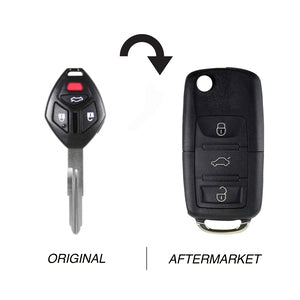 Mitsubishi compatible 4 button MIT11R remote Key