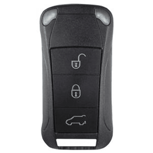 Porsche compatible 3 button remote flip key 433MHz ASK