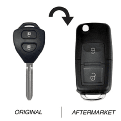 Toyota Compatible 2 Button TOY43 Remote Key 67 Chip 314MHz (28240)