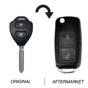 Toyota compatible 2 button TOY43 remote Key G Chip 314MHz, (71080)