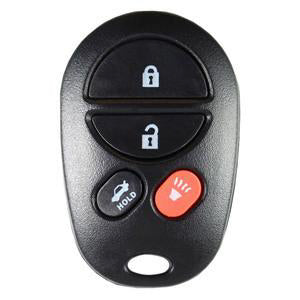 Toyota compatible 4 button remote 434MHz, suits Camry