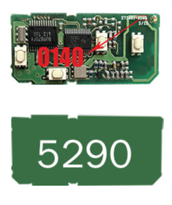Toyota compatible 4 button smart remote 5290, 314.3MHz FSK Chip ID74-WD04