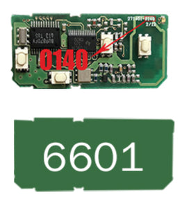 Toyota compatible 3 button smart remote 6601, 314.3MHz ASK Chip ID74-WD03