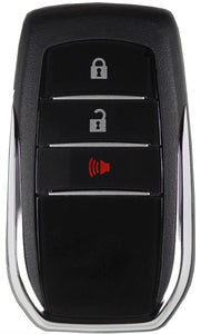 Toyota Compatible 3 button smart remote for Hilux