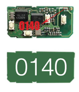 Toyota compatible 4 button smart remote 0140, 314.3MHz ASK Chip ID71-WD02