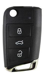 Compatible VW 3 button remote Proximity Key MBQ 49